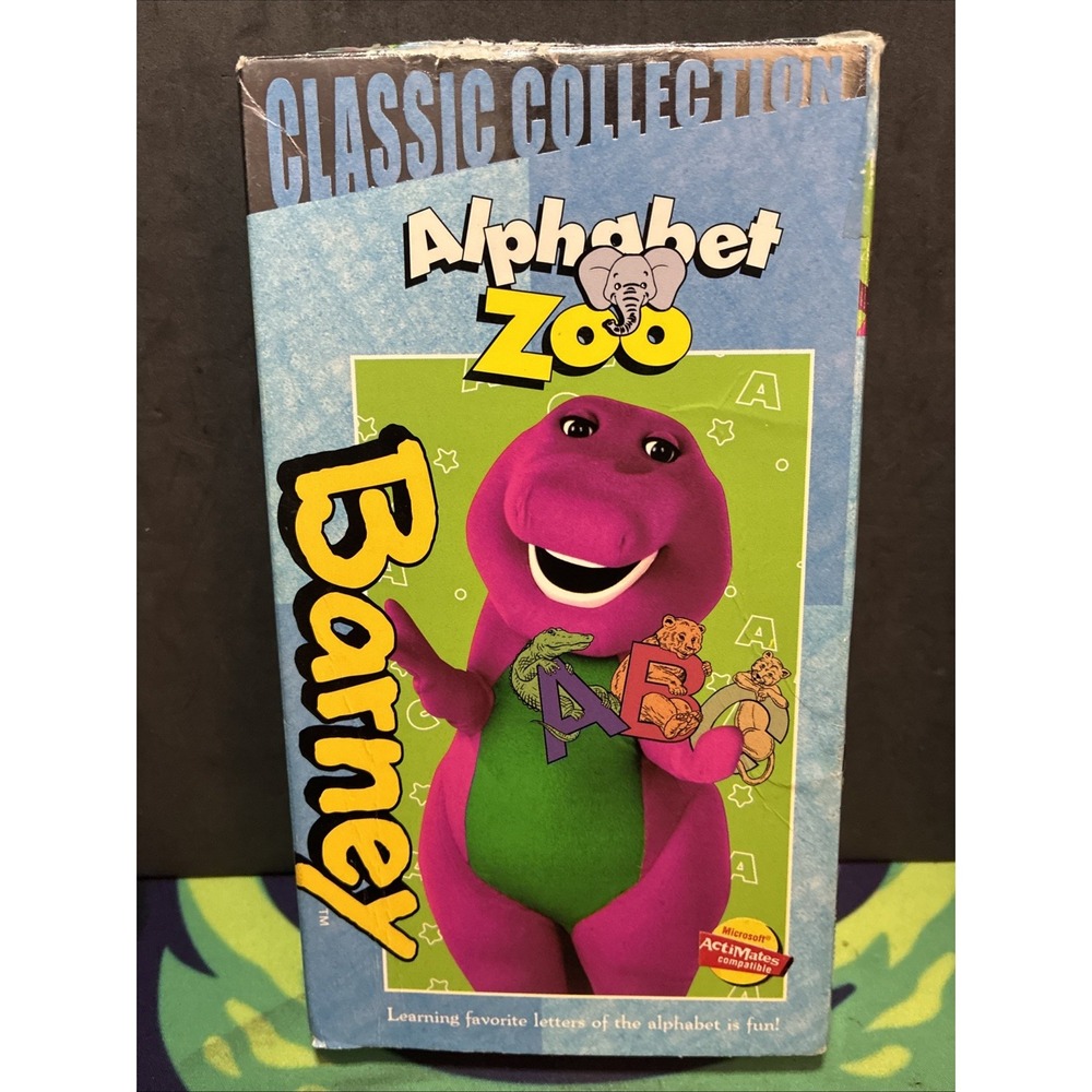 Barney Alphabet Zoo (VHS) White Tape